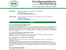 Tablet Screenshot of dorotheenstaedtische-buchhandlung.de